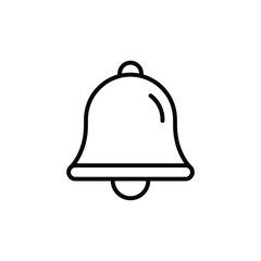 Notification bell icon set. Alarm symbol. Incoming message symbol. Bell for subscribe, alarm and push chat alert. New notification, reminder. Golden bell shakes to alert you to an upcoming schedule