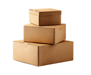 Three stacked cardboard boxes (2)