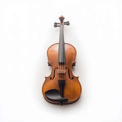 Fototapeta premium violin on white background