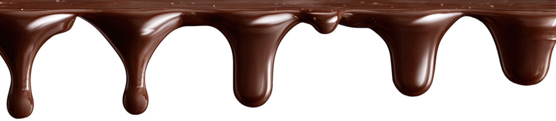Obraz premium Dripping molten chocolate