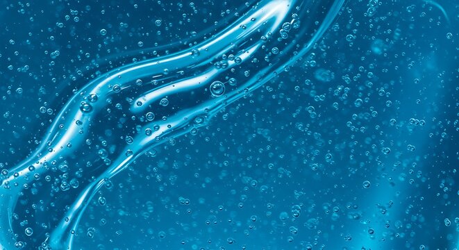 Abstract blue gel texture background