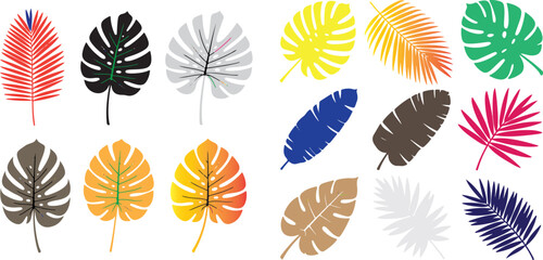 Feathers and autumn leaves form a seamless, decorative vector pattern that captures the essence of nature