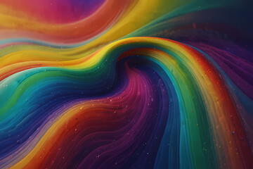 background with fluid rainbow patterns