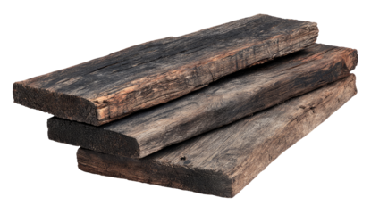 Three weathered wooden planks stacked (1)