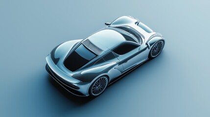 Car Vehicle Transportation 3D Illustration Concept