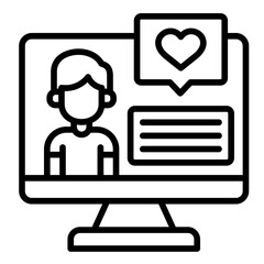 Influencer  Icon Set Multiple Style Collection