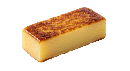Castella Cake isolated on Transparent Background. Japanese food