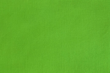 Light green cotton fabric cloth texture background, seamless pattern of natural textile.