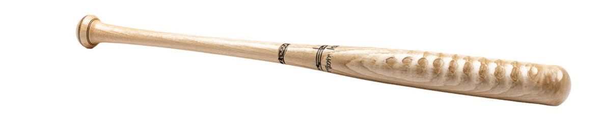 Fototapeta premium Light beige baseball bat with a slightly textured surface