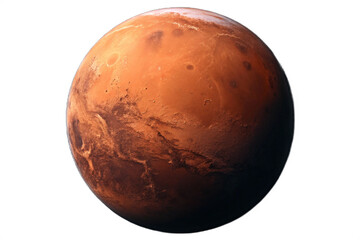 Mars isolated tranaparant background