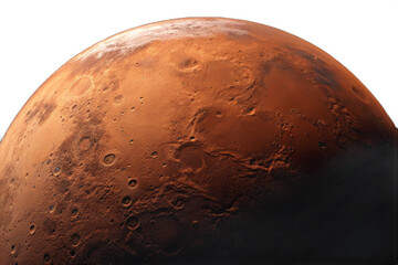 Mars isolated tranaparant background