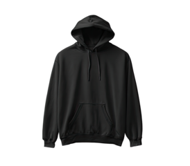 Dark gray hoodie, front view (5)