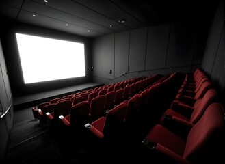 Obraz premium movie theater seats