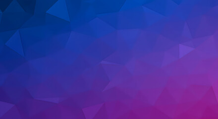 Fototapeta premium Abstract Geometric Background Polygon Design in Purple and Blue Tones