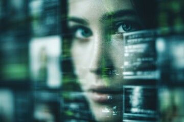 Modern Digital Identity Verification with Trust Score Display Premium Tech Innovation for Confident Professional Marketing and Editorial Content