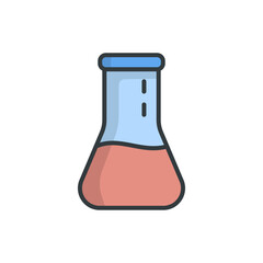 Flask icon vector design templates simple and modern concept 