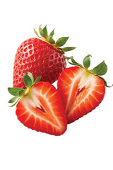 strawberry isolated on white background