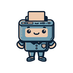 Ilustration cute print boy