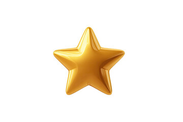 Obraz premium Isolated golden star graphic
