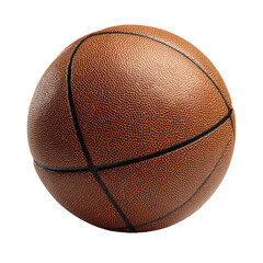 A full view of a basketball