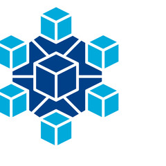 Blockchain  Icon Set Multiple Style Collection