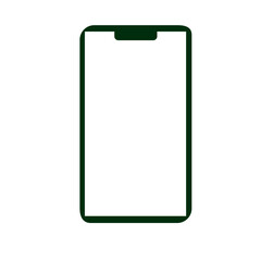 Smartphone Frame Outline Vector Icon
