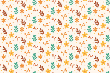 Floral Botanical Seamless Pattern
