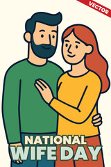 Wife Appreciation Day (National Wife Day): Husband and Wife Celebrating Love and Respect in a Heartfelt Embrace