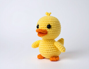 duck doll from wool