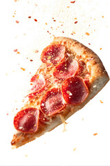 pizza with salami