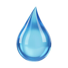 Vibrant, realistic water droplet, perfect for hydration, freshness, and environmental concepts.