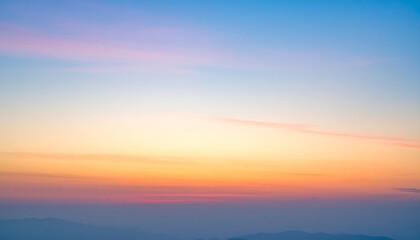 Obraz premium Abstract sunset gradient sky