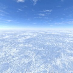 Fototapeta premium High-altitude, light blue, textured expanse