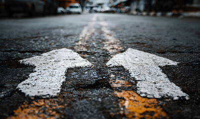 two way arrow direction mokup white color object dict road street symbol sign raffic guidance decision bsiness guide highway signpst two way direction arrowsign choose mockup two waydirection
