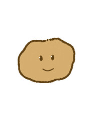 funny cartoon potato
