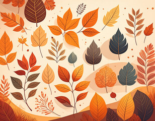Autumn-inspired minimalism, reduced forms, elegant seasonal essence