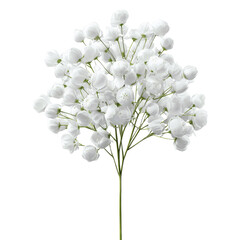 Lush Bouquet of Artificial White Flowers, Elegant
