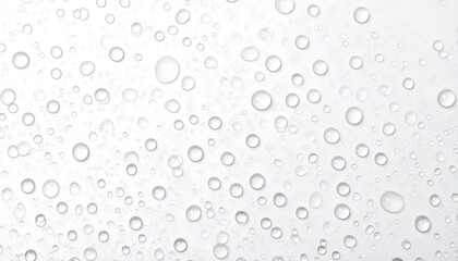 Close-up of water droplets on a smooth surface