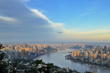 Fototapeta premium Cityscapes of Chongqing, China