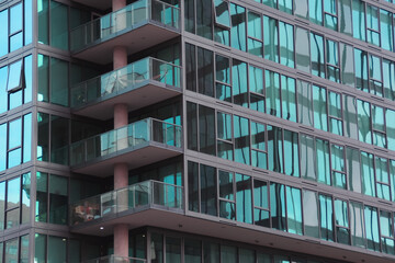 office building facade