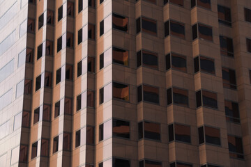 windows of a skyscraper