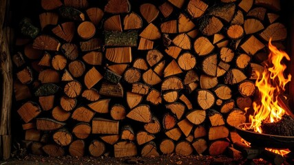 Fueling the Hearth with Seasoned Firewood