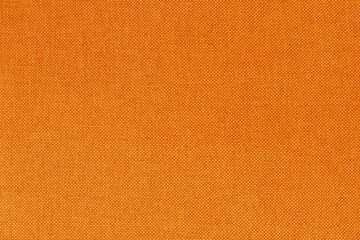 Fototapeta premium Orange fabric cloth texture for background, natural textile pattern.