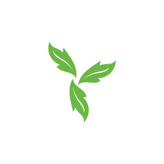 Green leaf logo