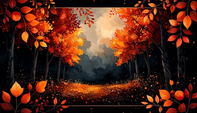 Herbstliche Fantasielandschaft