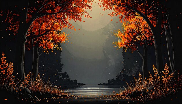 Herbstliche Fantasielandschaft