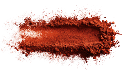 Russet powder smudge on black