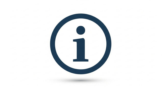 Information icon vector graphic illustration symbol sign help support faq details about more info circle blue color