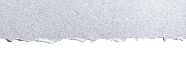 Ripped white paper edge against a black background