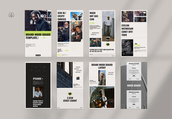 Brand Mood Board Layout